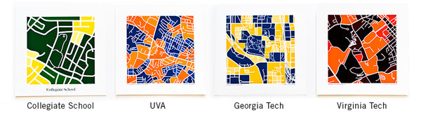 Campus Map Prints