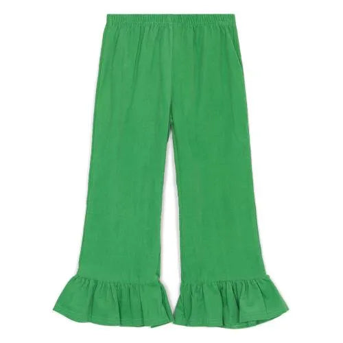 Corduroy Ruffle Cuff Pants