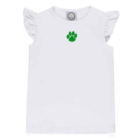 Girls Flutter Sleeve Top
