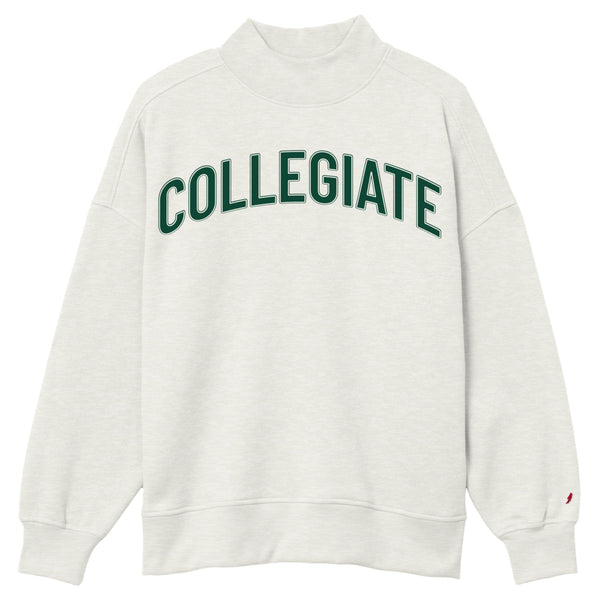 League Mock Neck Sweatshirt