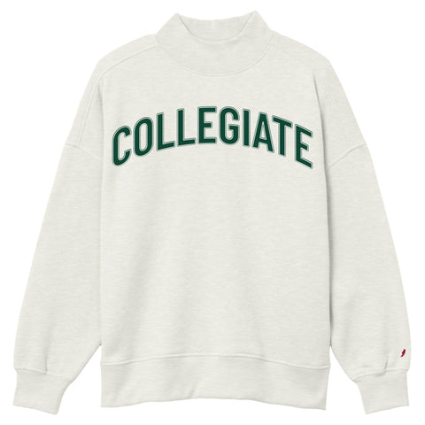 League Mock Neck Sweatshirt