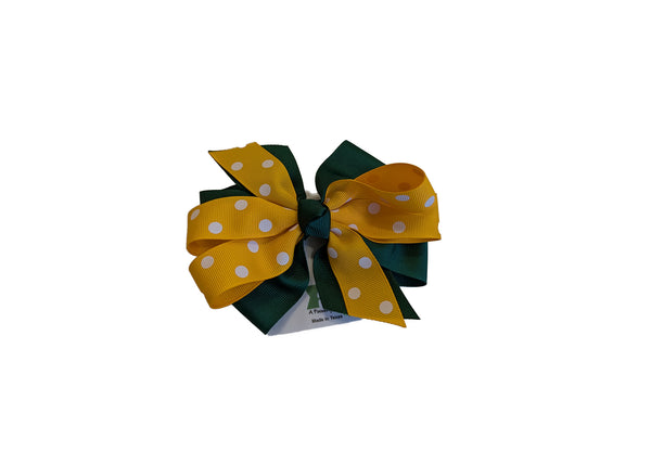 Polka-dot Hair Clip Bow