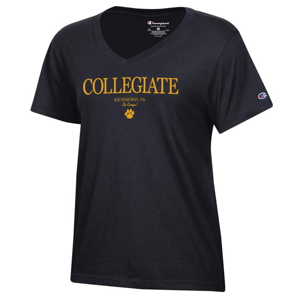 Champion Women's V-Neck SS T-Shirt