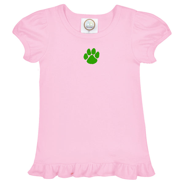 Cougar Paw Ruffle Top
