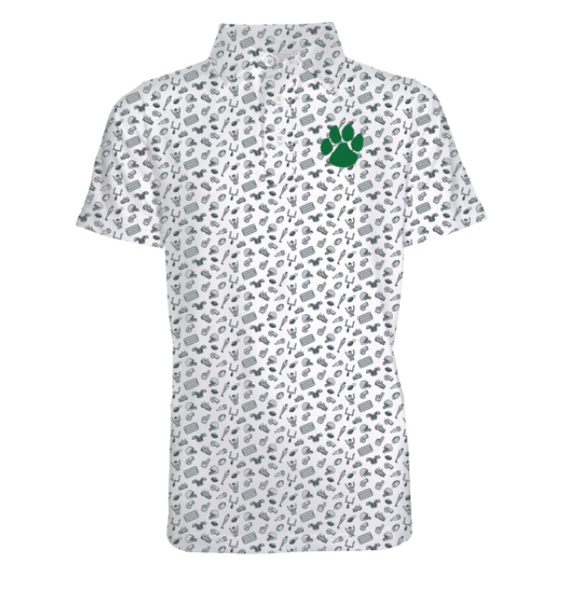 All Over Football Polo