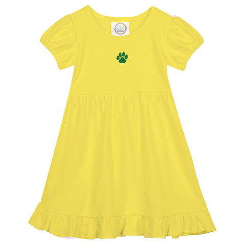 Cougar Paw Ruffle Dress