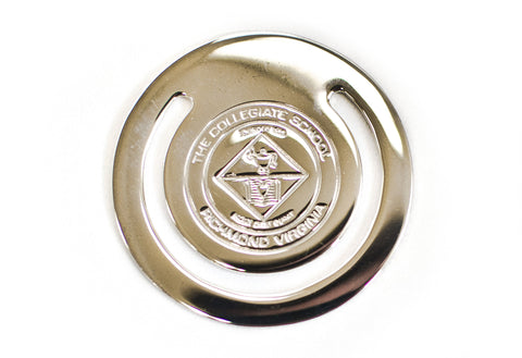 Thistle and Bee Sterling Silver Bookmark