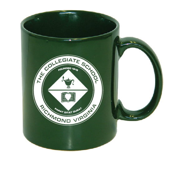 Dark Green Coffee Mug with Seal
