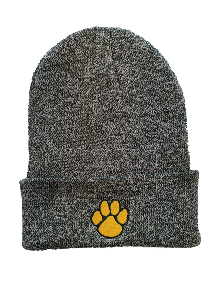 LogoFit Marled Beanie with gold paw