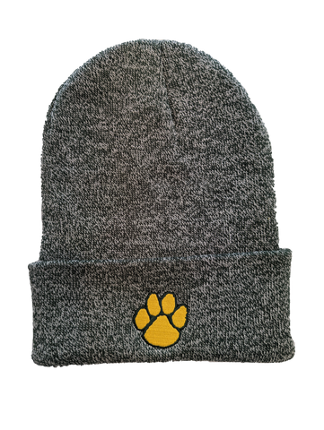 LogoFit Marled Beanie with gold paw