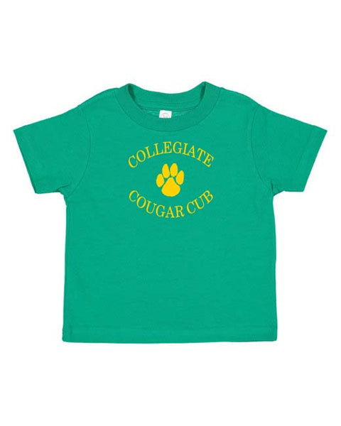 Green Cougar Cub Toddler T-Shirt