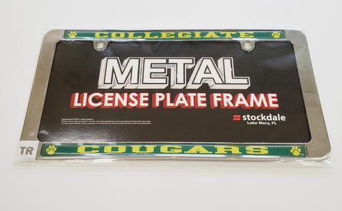 Collegiate license plate frame